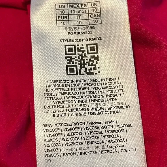 NWT Girls Guess Long Sleeve Rhinestone Top - Size 10 - Picture 4 of 5